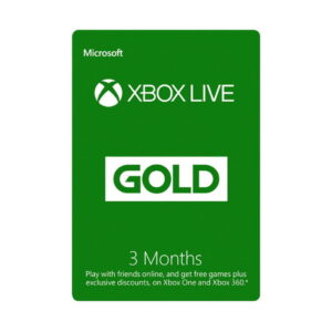 xbox live gold 3 month