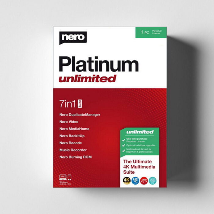 Nero Platinum Unlimited 1 Dispozitiv